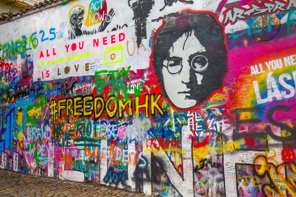 John Lennon Wall Prague